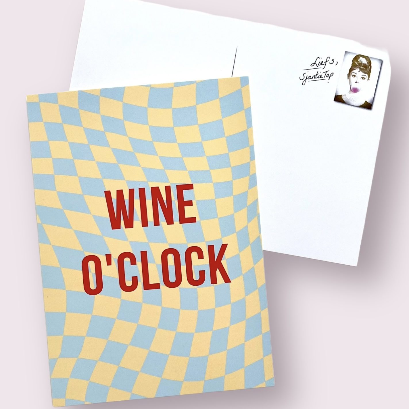 Ansichtkaart Wine O’clock - Afbeelding 2